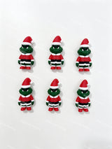 Grinch Green Christmas Monster 3D Pen Topper No Hole for DIY Beadable Pens Wholesale