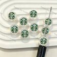 Green Starbucks Acrylic Beads for DIY Beadable Pens & Jewelry