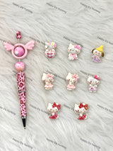 HK in Cute Dress Acrylic Beads DIY Charms