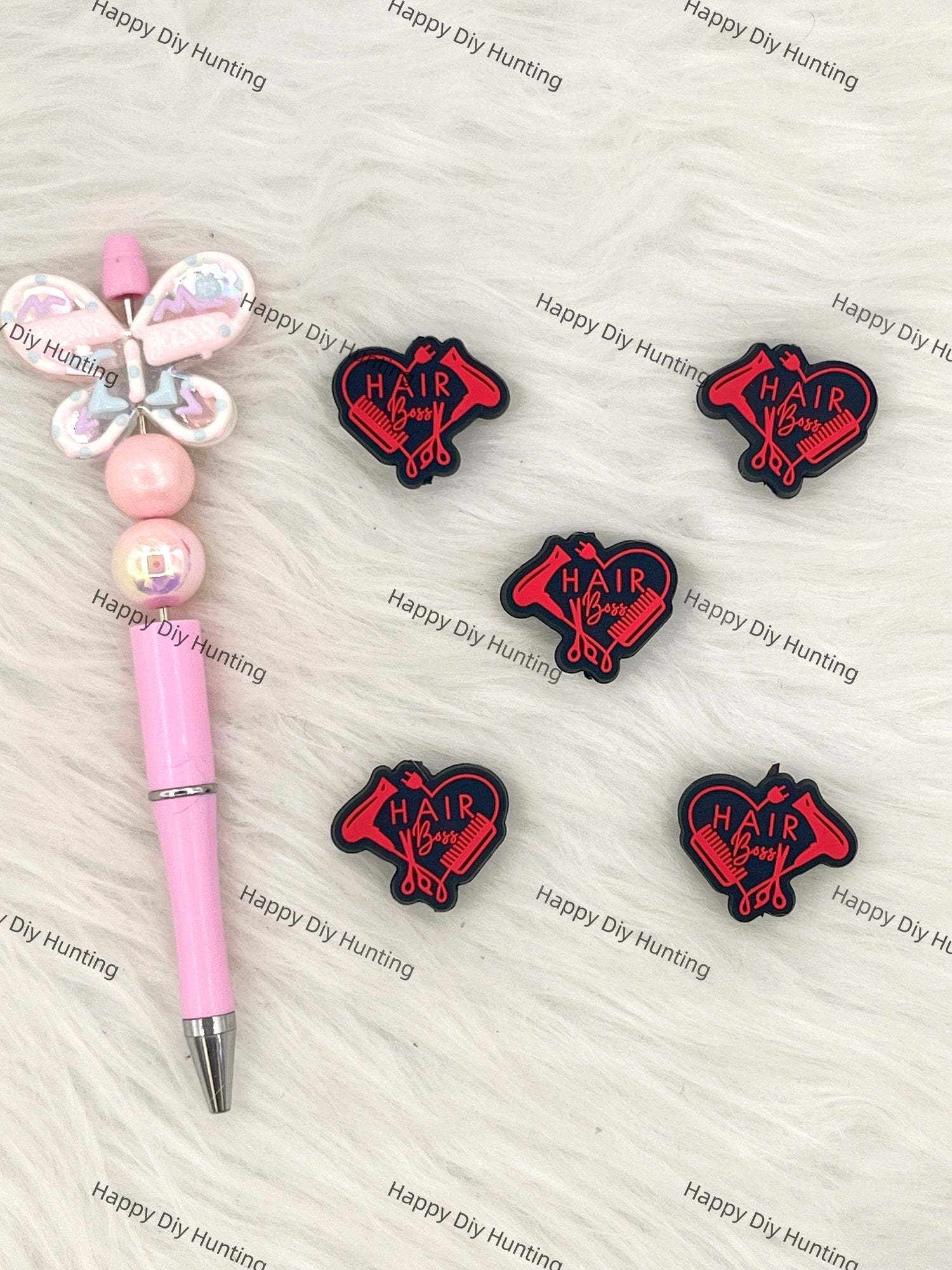 Hair Bossy Silicone Focal Beads Wholesale, silicone focal beads for pens