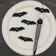 Halloween Black Bat Silicone Focal Beads for DIY Beadable Pens