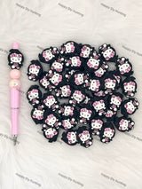 Halloween Skeleton Cat Silicone Focal Beads Wholesale for Pen DIY