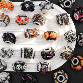 Halloween Barrel Rhinestone Beads for beadable pen DIY crafts