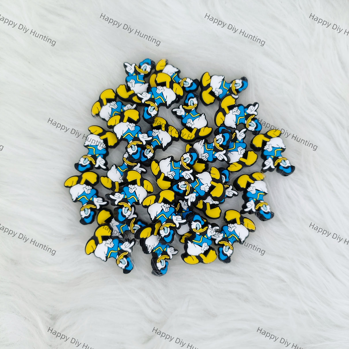 Happy Duck Silicone Focal Beads Wholesale, silicone focal beads for pens