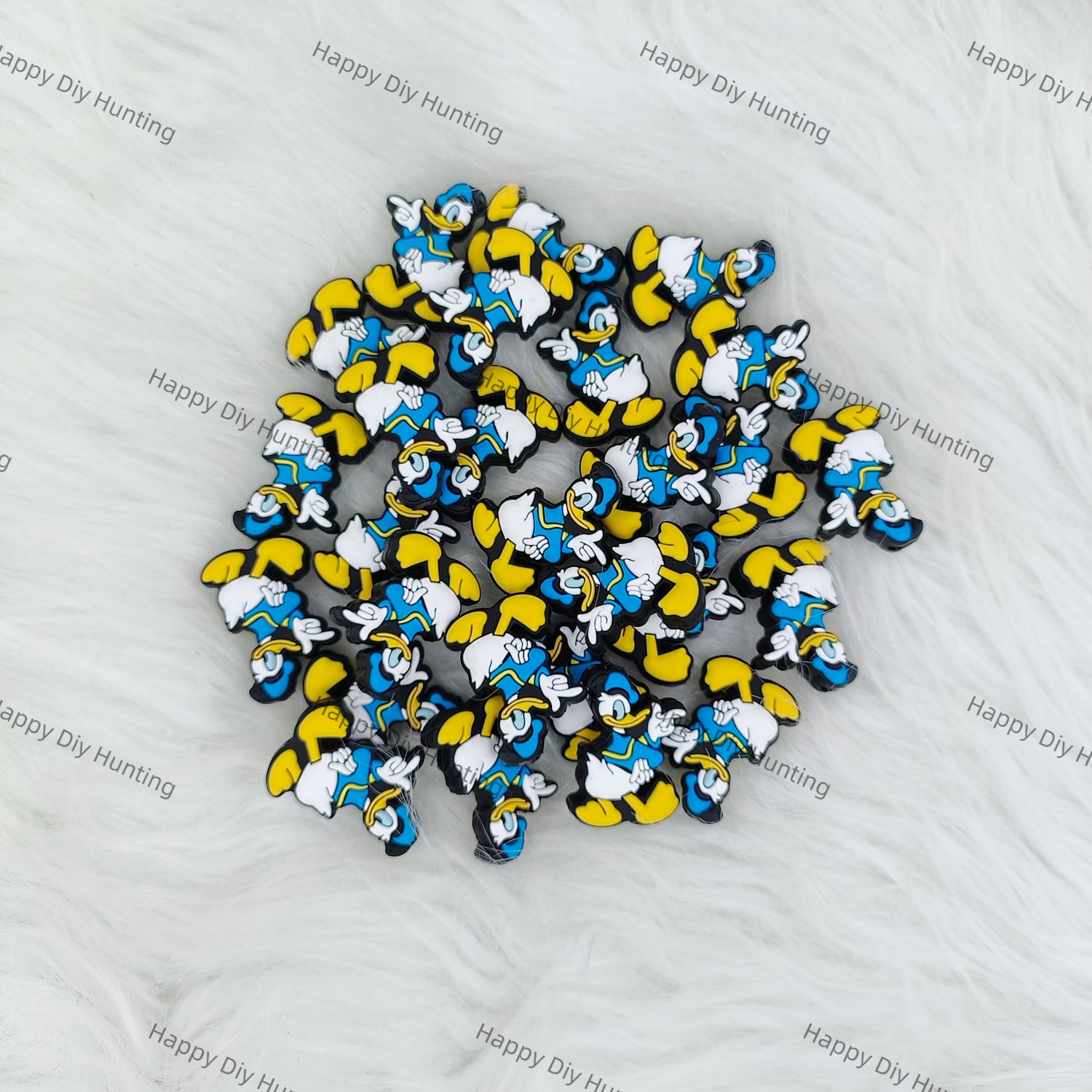 Happy Duck Silicone Focal Beads Wholesale, silicone focal beads for pens