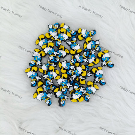 Happy Duck Silicone Focal Beads Wholesale, silicone focal beads for pens