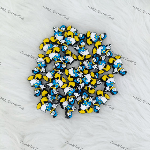 Happy Duck Silicone Focal Beads Wholesale, silicone focal beads for pens
