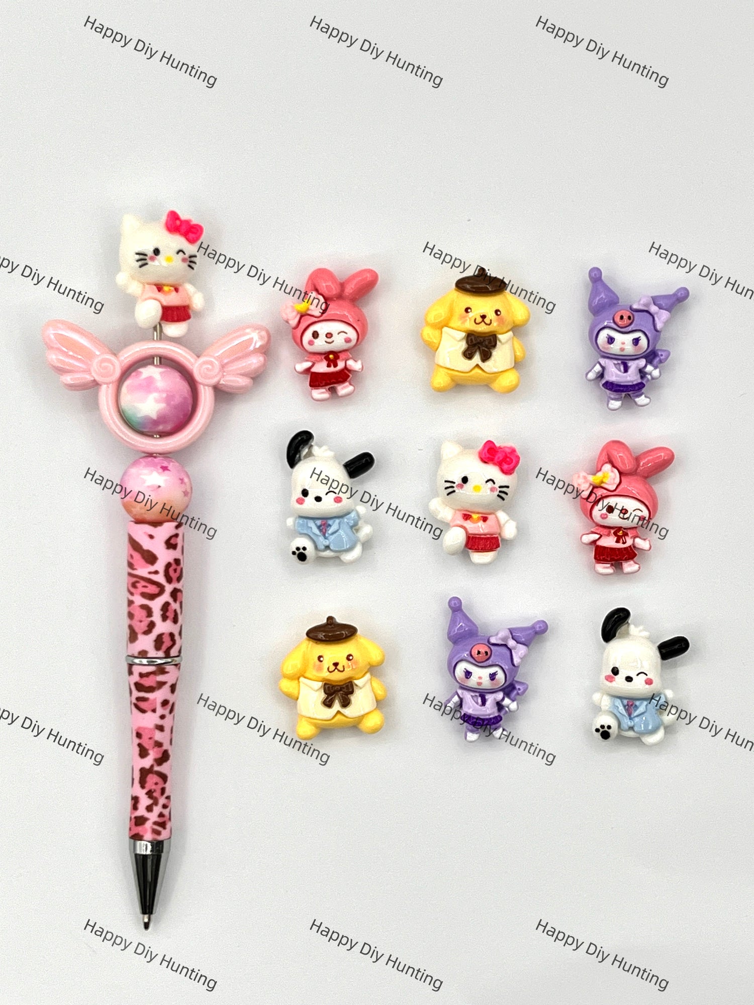 Happy HK and Friedns Acrylic Beads DIY Charms