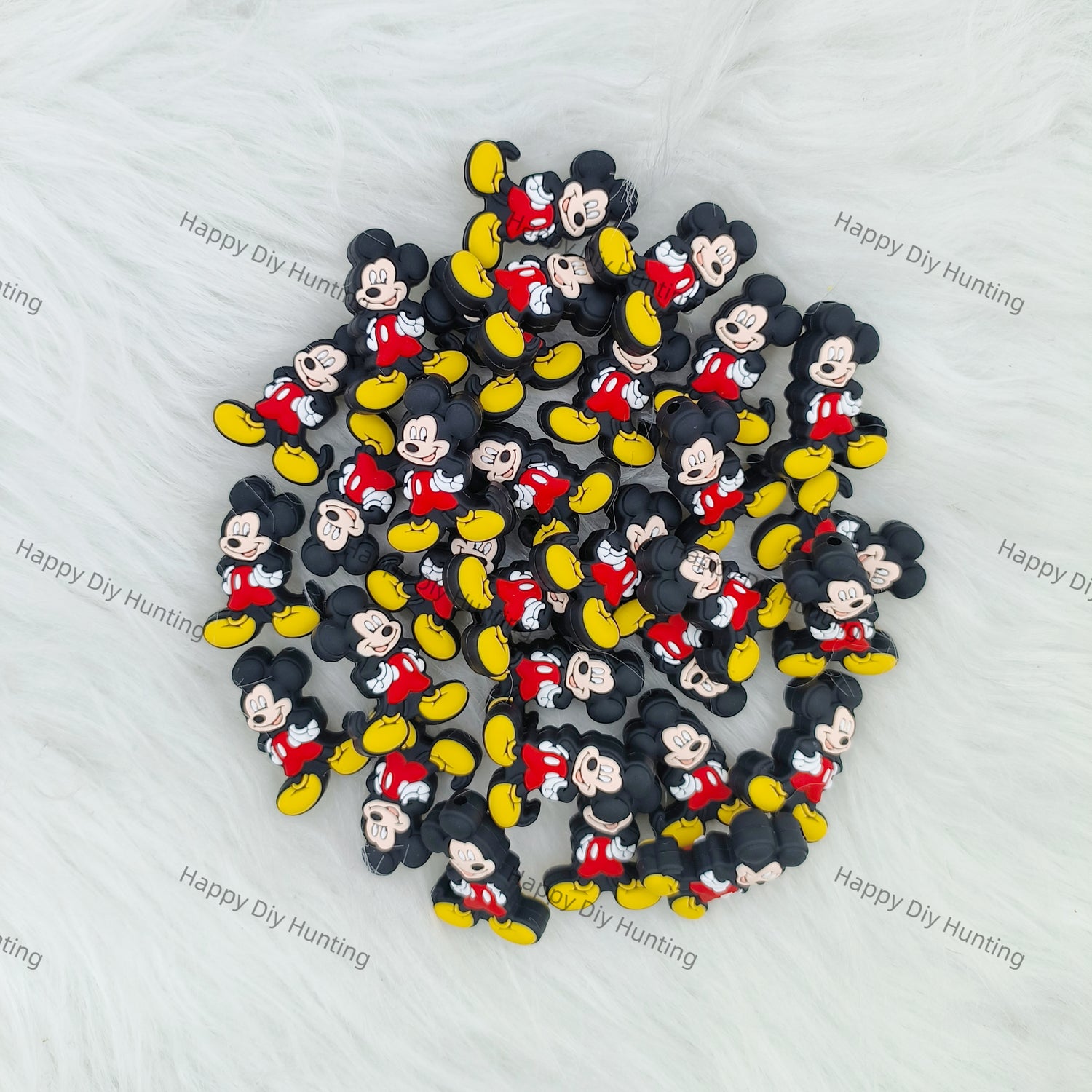 Happy Mouse Silicone Focal Beads Wholesale, silicone focal beads for pens