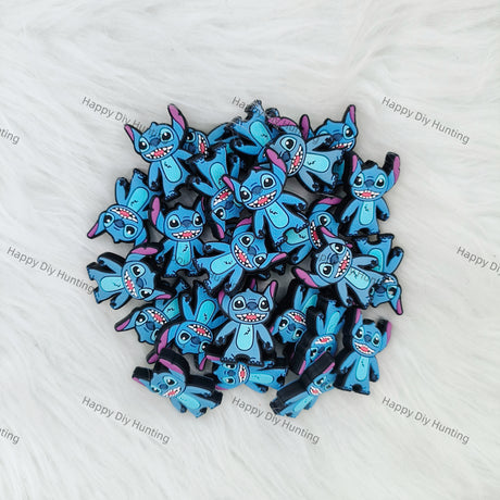Happy Standing Stitch Silicone Focal Beads Wholesale, silicone focal beads for pens