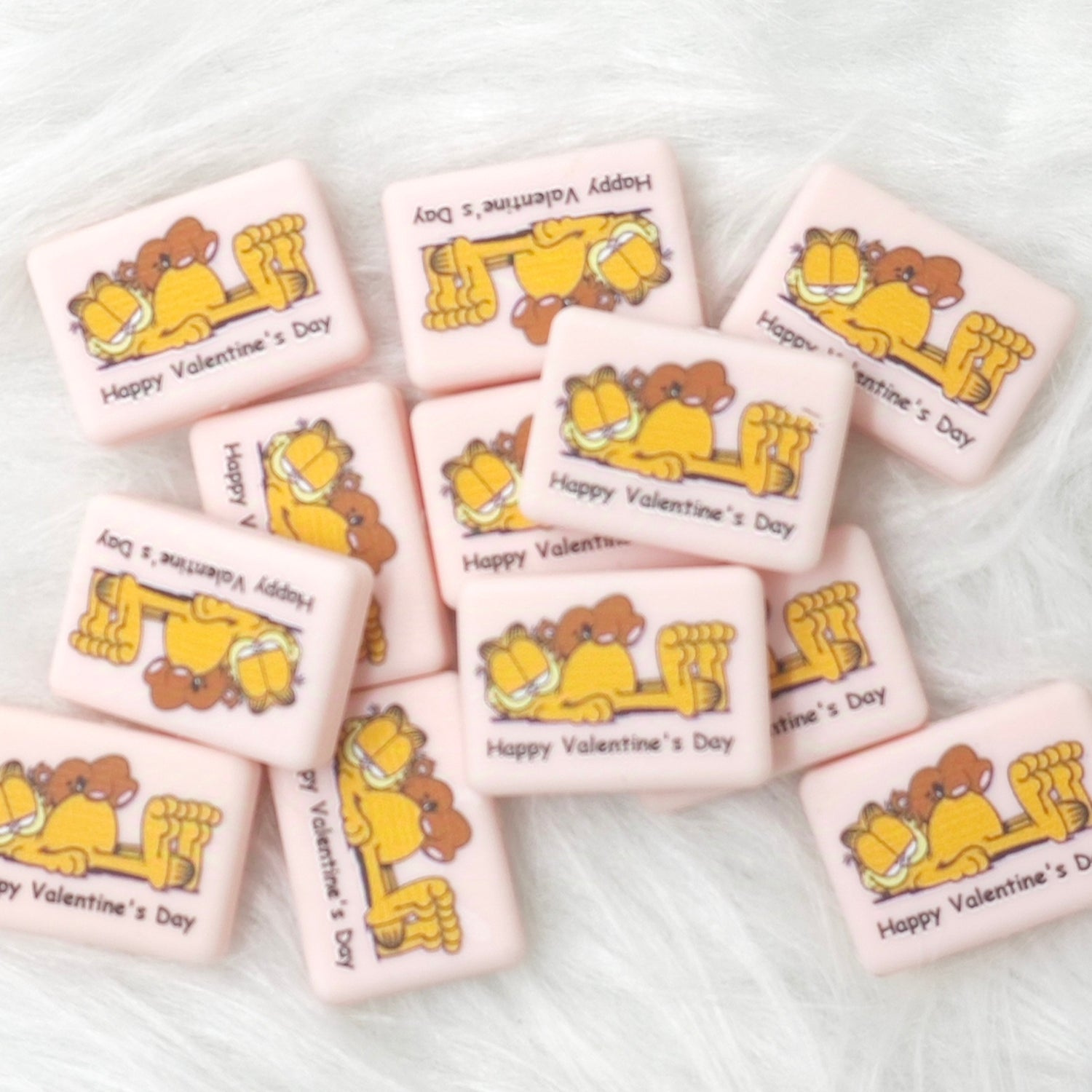 Happy valentine's Day focal silicone focal beads, animal focal beads