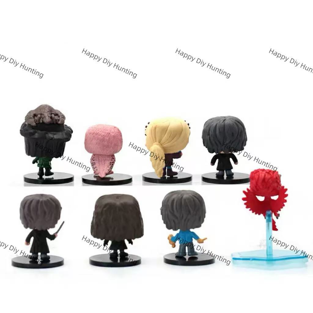 Harry Potter Miniature Figure 8 Characters Ron Weasley, Hermione Granger Pen topper