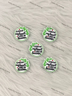 Heart Letter Quote Silicone Focal Beads for DIY Beadable Pen Making