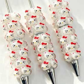 Hello Kitty Beadable Pens Wholesale, Matches All Focal Beads & Pen Toppers