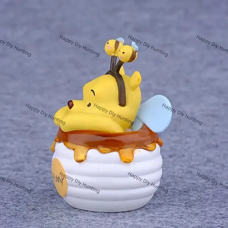 Honey Pot Figurine Pen Top for Handmade Craft Decoration