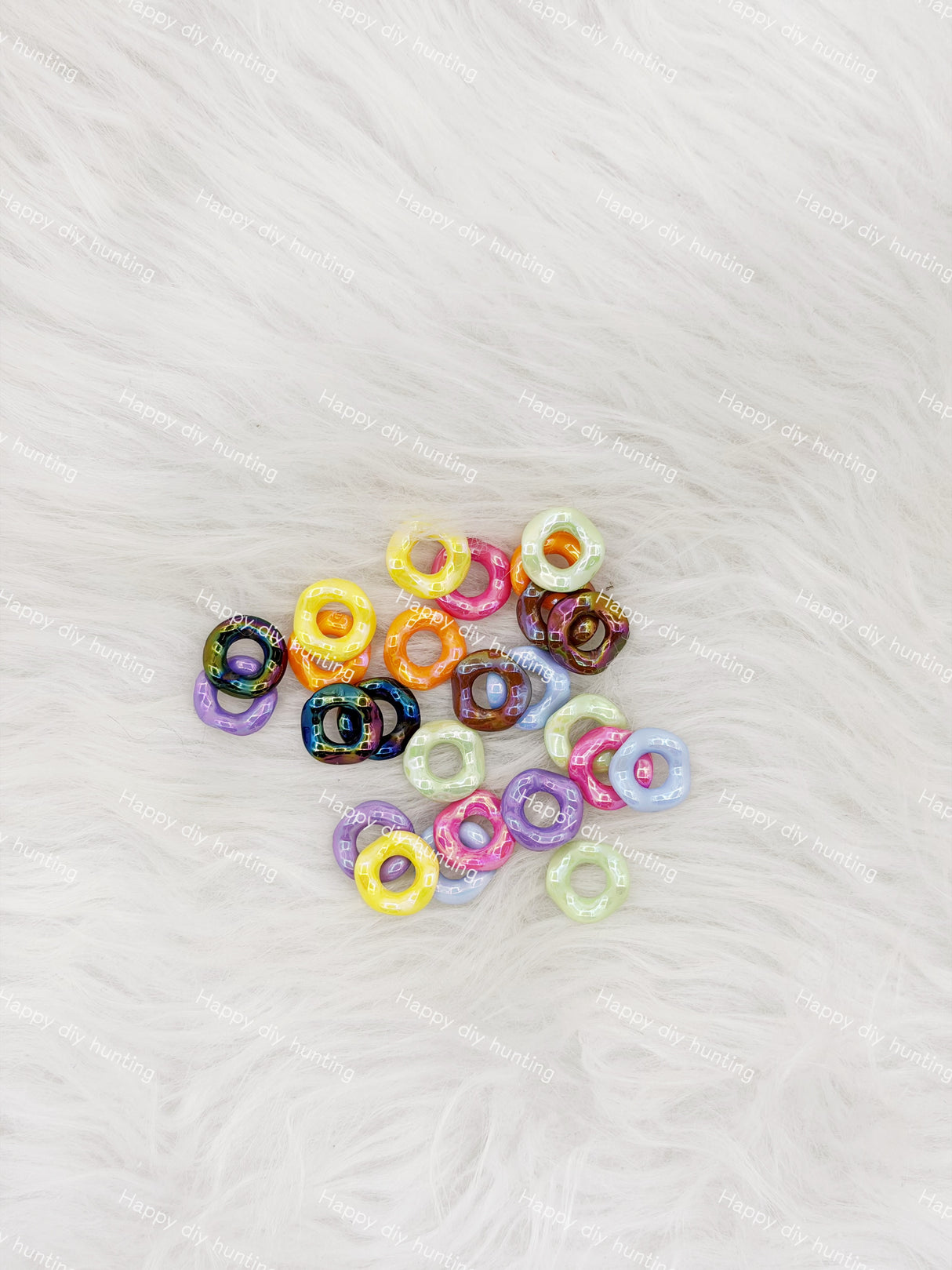 16mm Solid Color Wavey Spacer