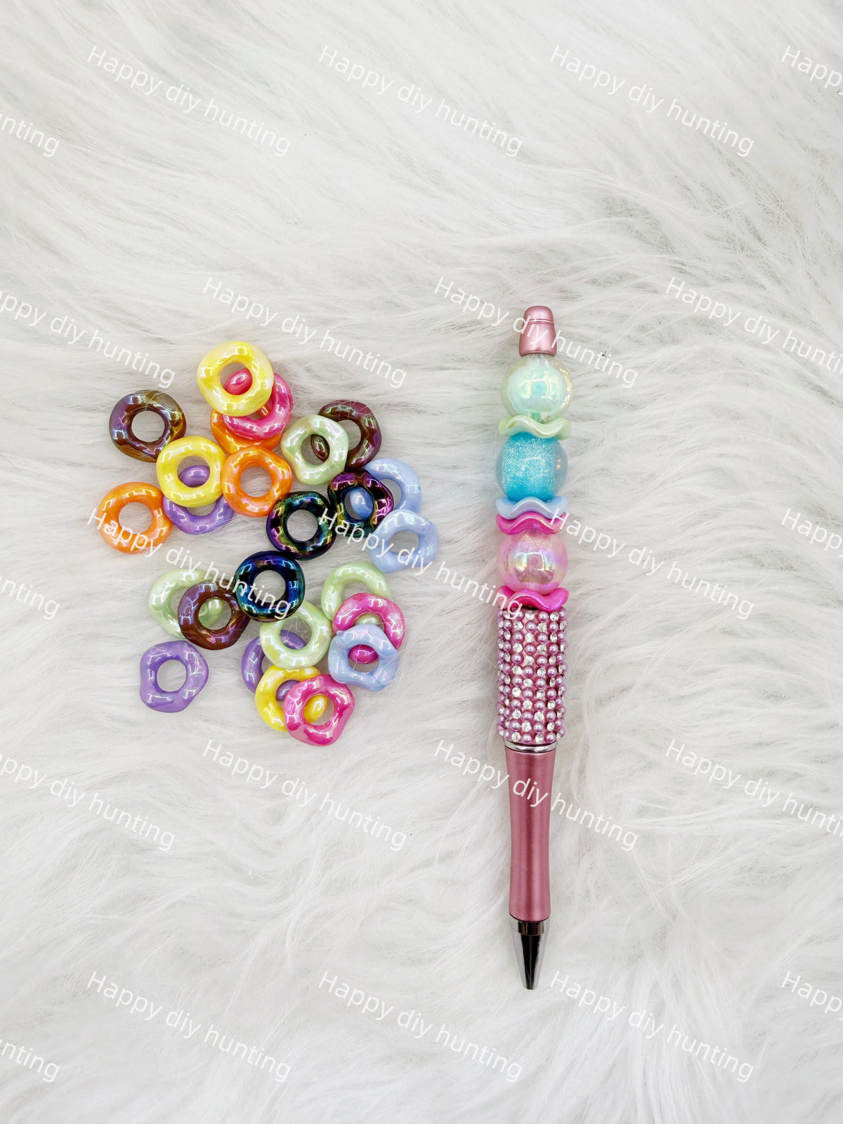 16mm Solid Color Wavey Spacer