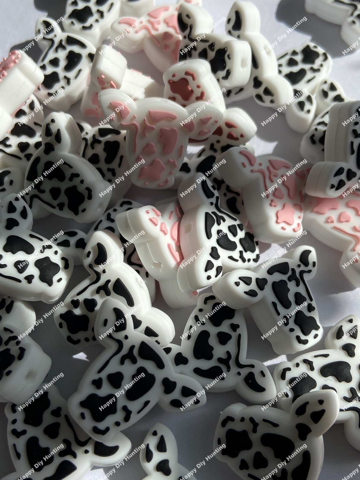 Cow Head Silicone Focal Beads