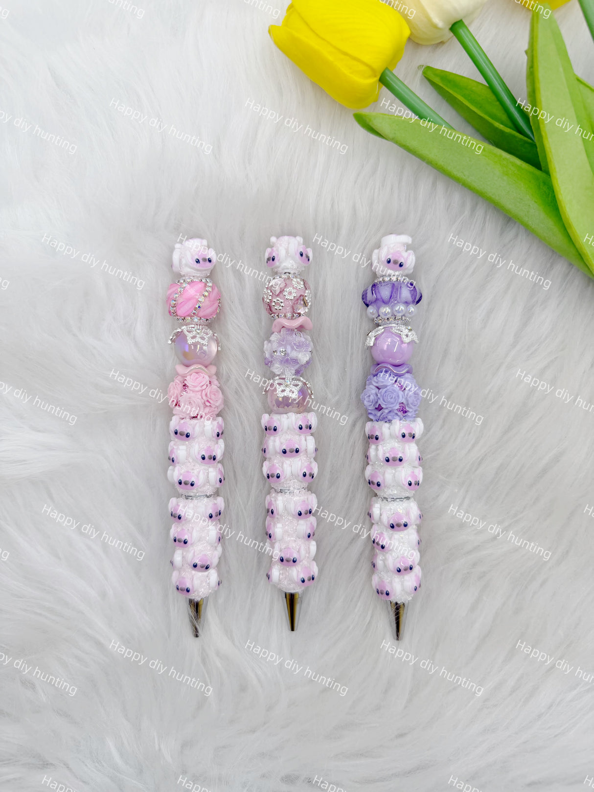 Angle Character Beadable Pen
