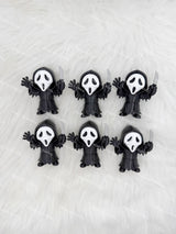 Black Ghostface with Knife3D Printed Pen Topper (No Hole)