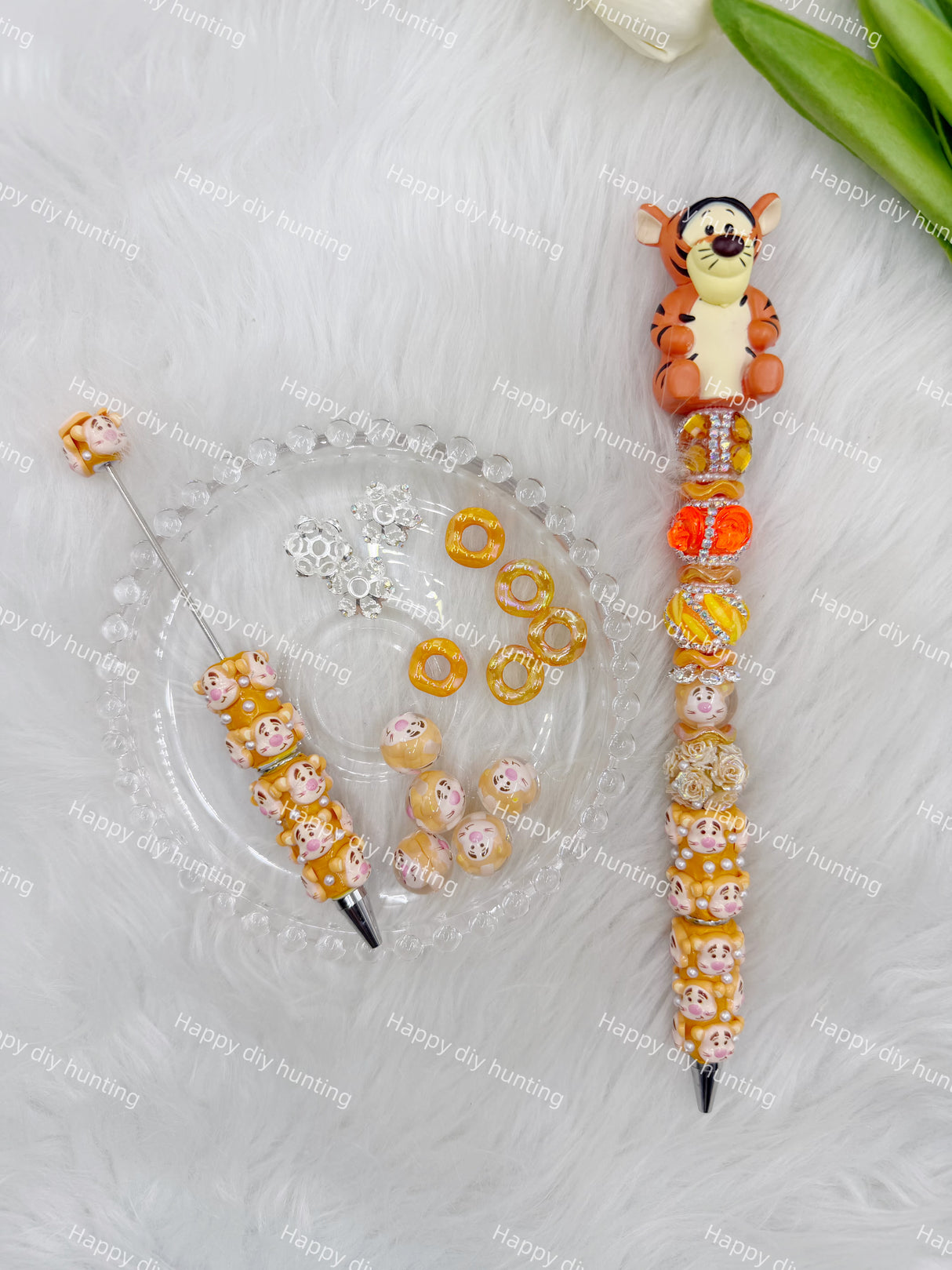 16mm Tigger Acrylic Beads