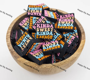 Kinda Sweet Kinda Savage Focal Beads for Pens