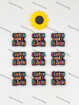 I Listen And I Do Judge Silicone Focal Beads Wholesale, silicone focal beads for pens