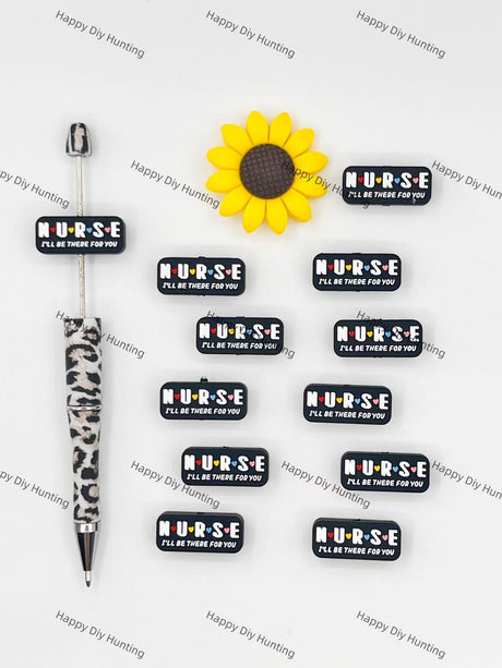 I'll Be There For You, Nurse Silicone Focal Beads Wholesale, silicone focal beads for pens