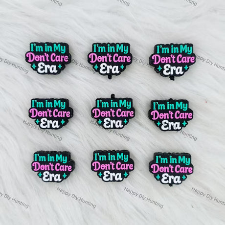 I'm In My Don't Care Era Silicone Focal Beads Wholesale, silicone focal beads for pens