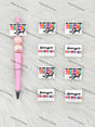 I’m Just Out Here Trusting God Because God Never Fails Silicone Focal Beads Wholesale, silicone focal beads for pens