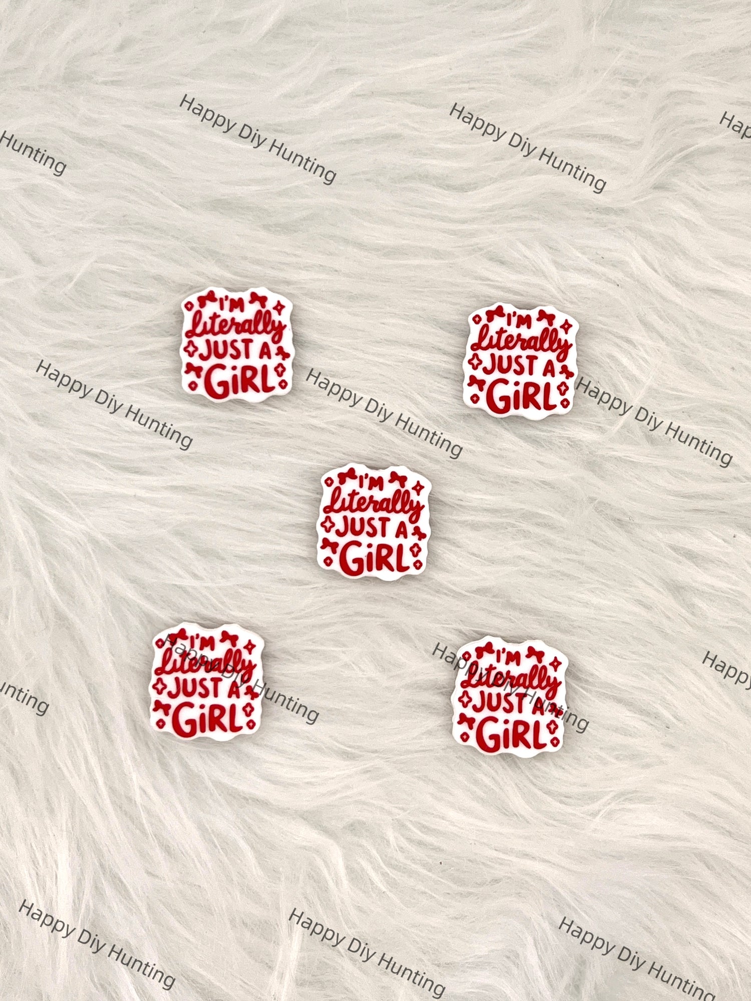 I'm Literally Just A Girl Silicone Focal Beads Wholesale