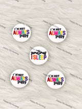 I’m Not Always Sassy. Sometimes I Sleep Silicone Focal Beads Wholesale, silicone focal beads for pens