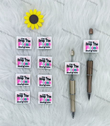 I'm a Drop The F-bomb kind of mom,  Silicone Focal Beads Wholesale,silicone focal beads for pens