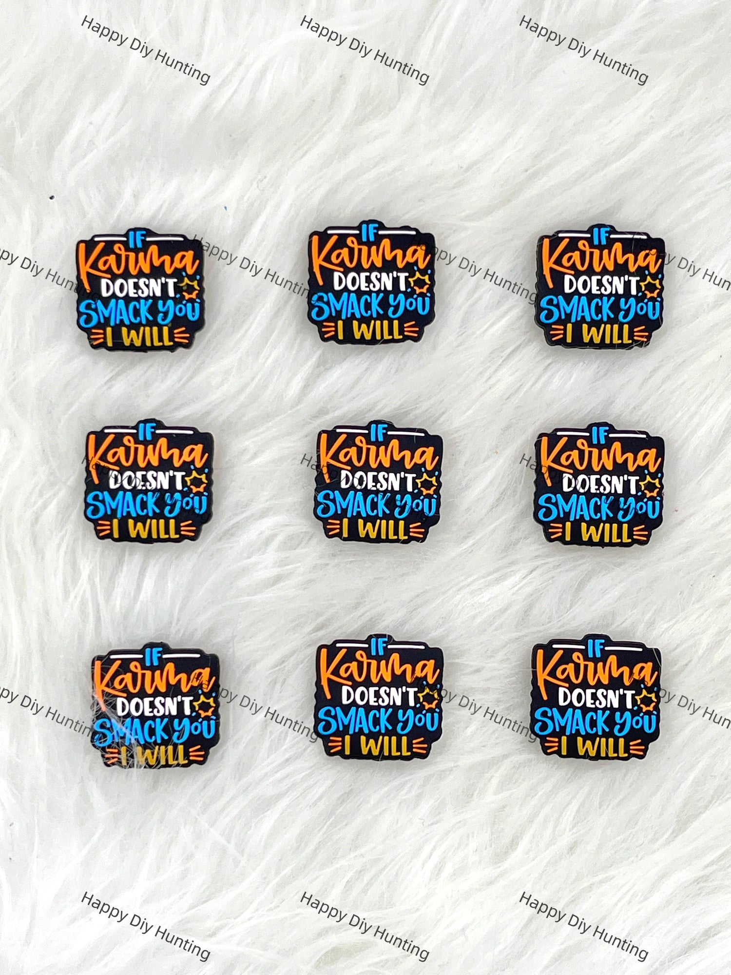 If Karma Doesn't Smack You I Will Silicone Focal Beads Wholesale, silicone focal beads for pens