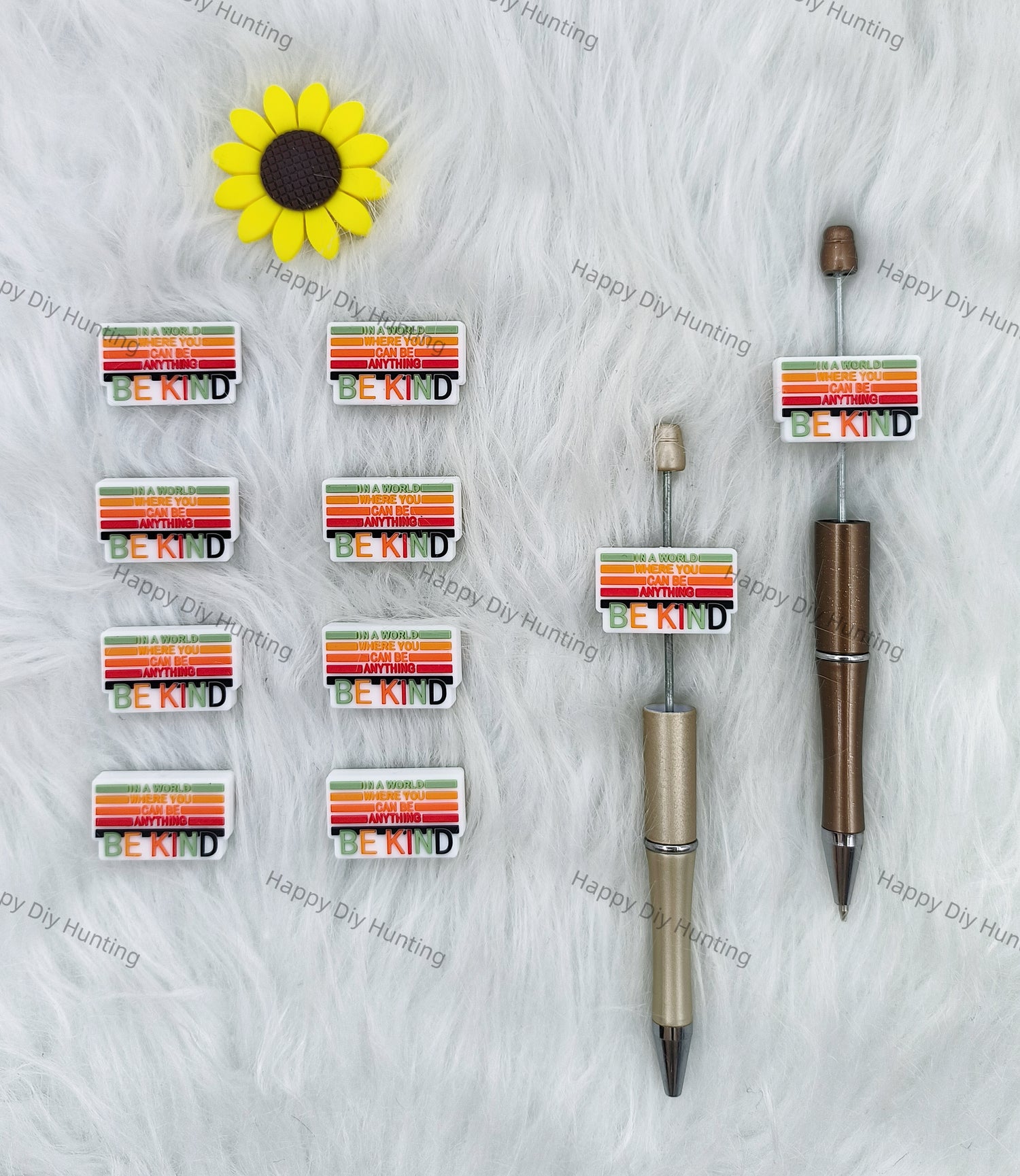 In A World Where You Can Be Anything Be Kind Silicone Focal Beads Wholesale, silicone focal beads for pens 