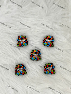 Inclusive Community Support Silicone Focal Beads for Kindness Awareness Beadable Pen