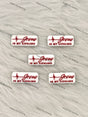 Inspirational Letter Quote Silicone Focal Beads for DIY Beadable Pen Making