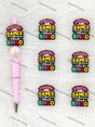 It's All Fun And Games Until Someone Yells Bingo Silicone Focal Beads Wholesale, silicone focal beads for pens
