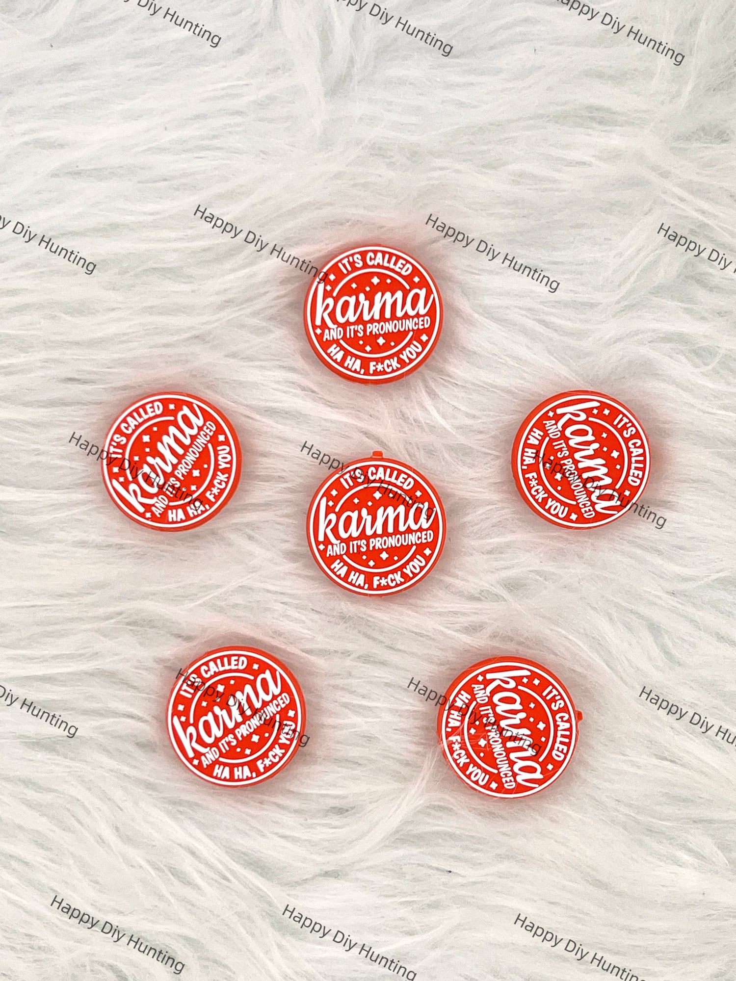 It's Called Kaima And It's Pronounced Ha Ha, F*ck You Silicone Focal Bead