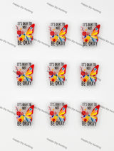 It's Okay To Not Be Okay Silicone Focal Beads Wholesale, silicone focal beads for pens