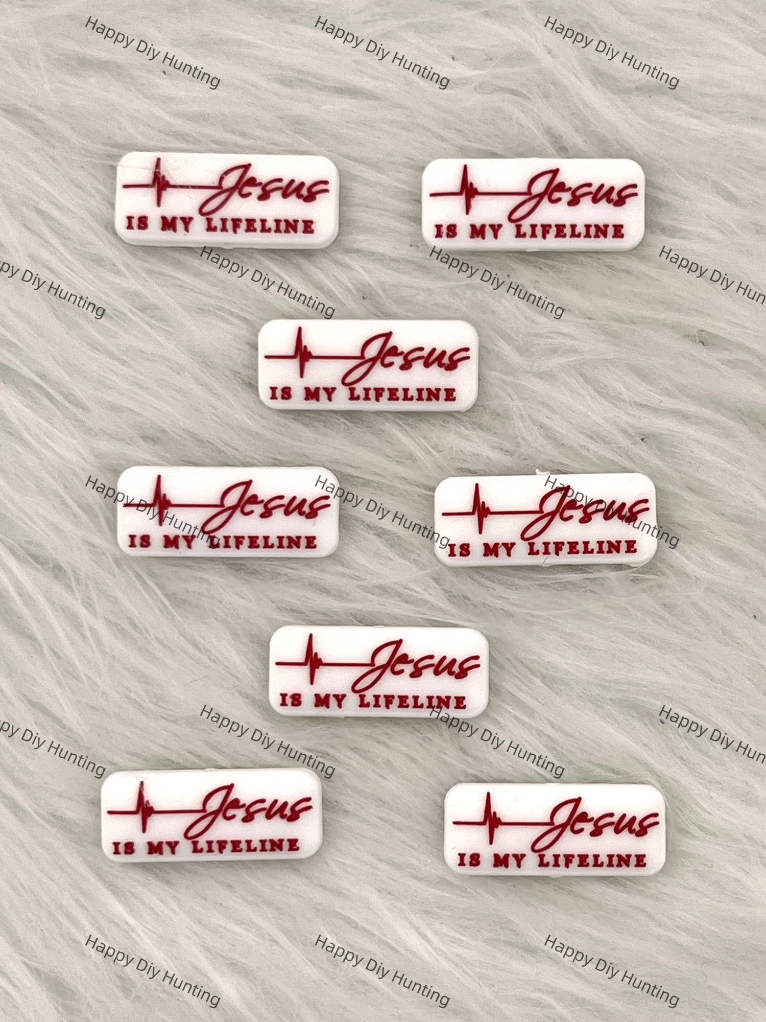 Jesus Is My Lifelife Silicone Focal Beads Wholesale