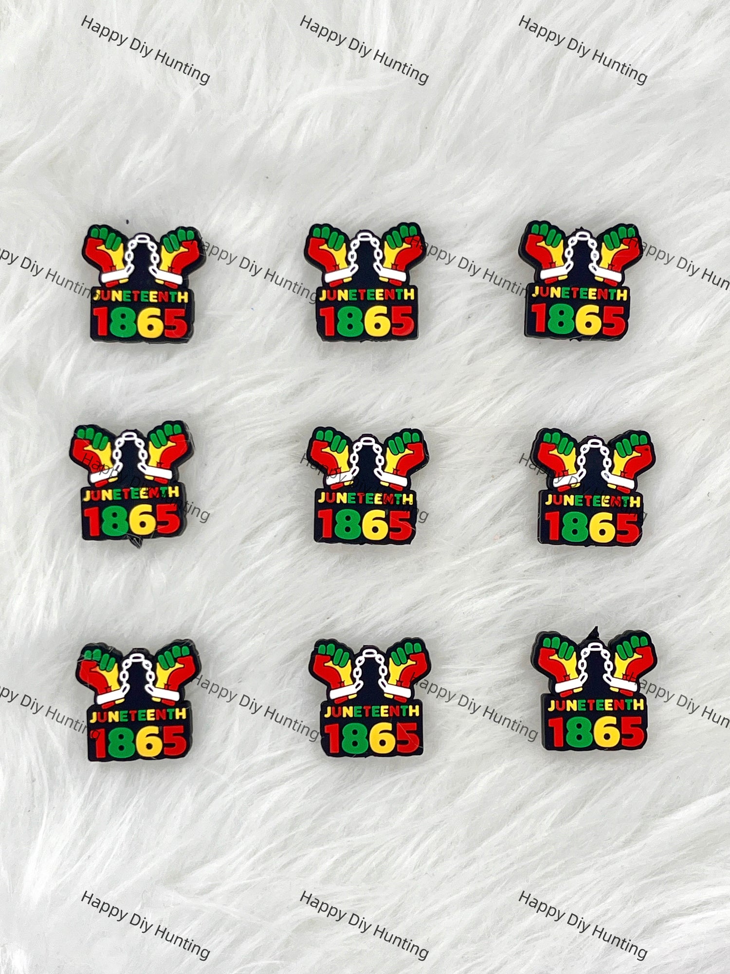 Juneteenth 1865 Silicone Focal Beads Wholesale, silicone focal beads for pens