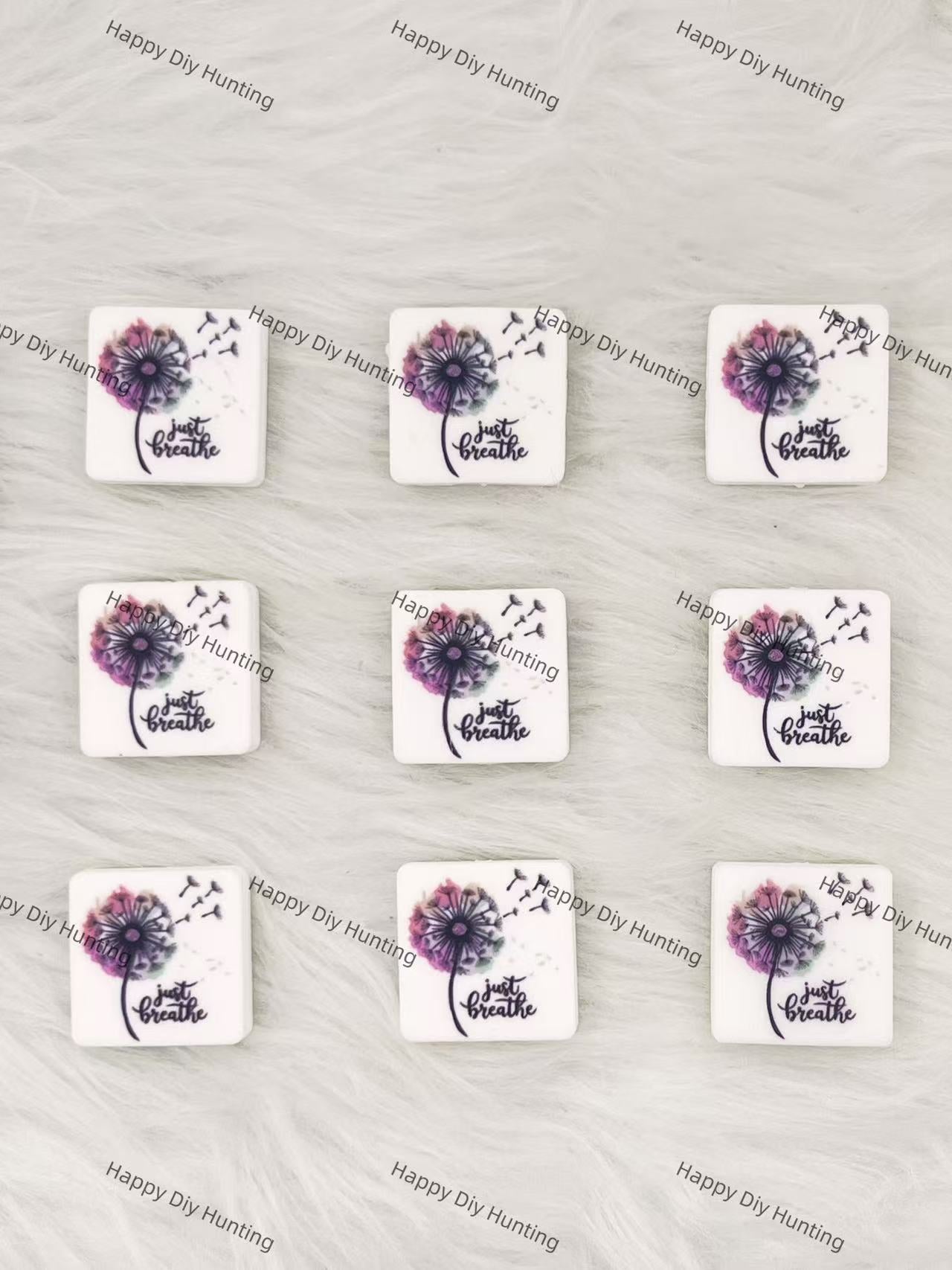 Just Breathe Silicone Focal Beads Wholesale, silicone focal beads for pens