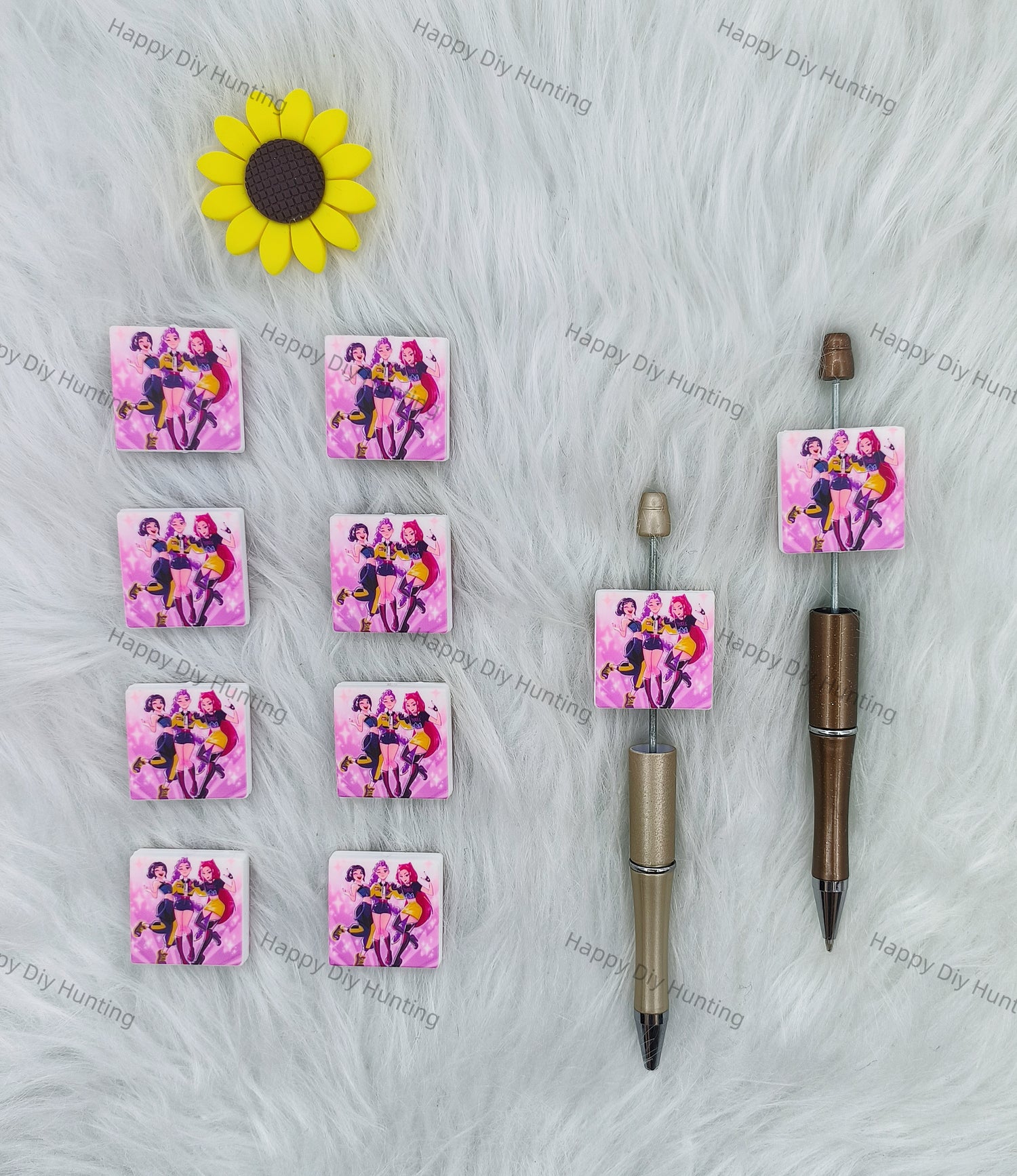 K-Pop Demon Hunters Silicone Focal Beads Wholesale, silicone focal beads for pens 