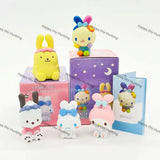 Kawaii Bow Bunny Character Pen Topper for Cute Stationery & Beadable Pen Craft Decor