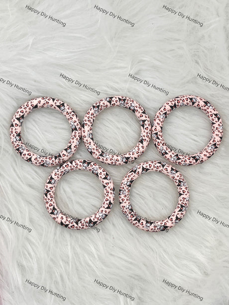 Kuromi Beadable Silicone Ring Car Hanger Charm Loop