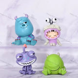 Lazy Fluffy Monster Figurine Pen Topper for Stationery & Beadable Pen Decor