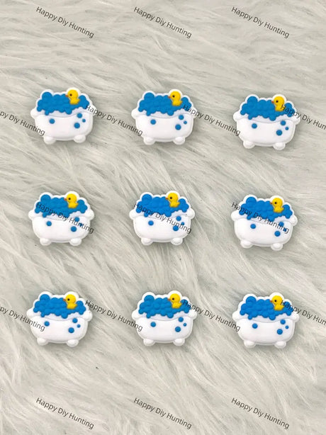 Little Duck In The Bathtub Silicone Focal Beads Wholesale for Pen DIY