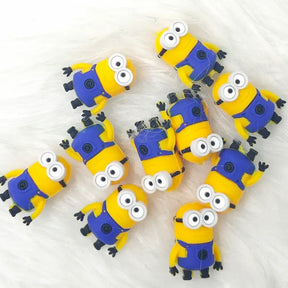 Little yellow banana boys food grade silicone focal beads for DIY beadable pen craft & jewelry making