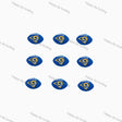 Los Angeles Rams  Silicone Focal Beads, Wholesale Silicone Focal Beads for Pens